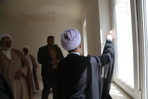 تصاویر/ بازدید آیت الله اعرافی از پروژه های عمرانی شهید صدوقی(ره)