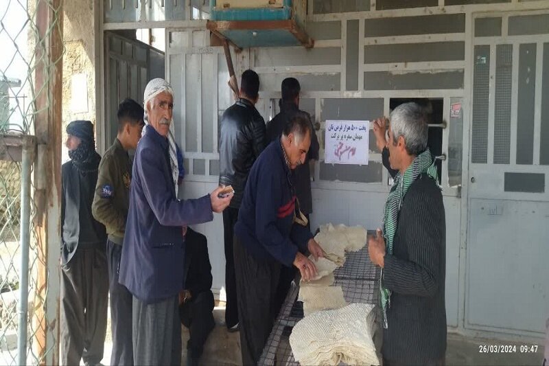 توزیع ۵۰۰ هزار قرص نان به نیت امام مجتبی(ع) در کرمانشاه