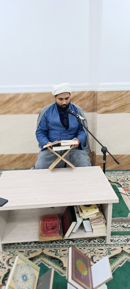 سادگی و یکرنگی زینت بخش سفره هر شب افطاری مسجد الغدیر روستای حمیری «قشم»