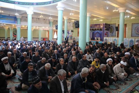 تصاویر/ آیین عبادی سیاسی نماز جمعه شهرستان تکاب