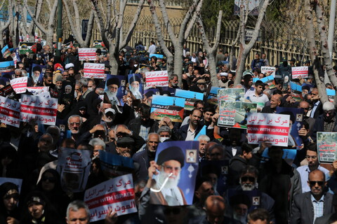 راهپیمایی مردم اصفهان در محکومیت جنایت های صهیونیستی  در غزه