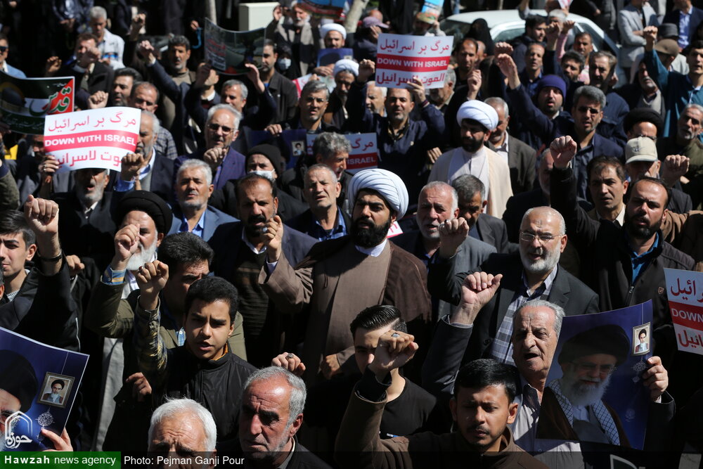 تصاویر / راهپیمایی مردم اصفهان در محکومیت جنایت های صهیونیستی  در غزه