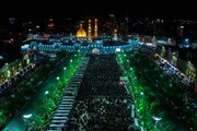 تصاویر/ احیای شب نوزدهم ماه رمضان در حرم قمر بنی هاشم (ع)