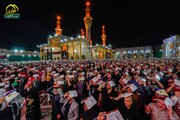 تصاویر/ مراسم قرآن به سر گرفتن در شب نوزدهم ماه رمضان در عتبه کاظمیه