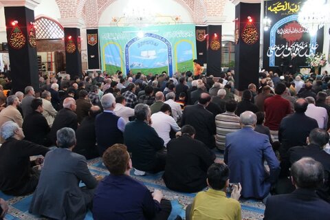 تصاویر/ مراسم شب اول قدر در مسجد بقیه الله ارومیه
