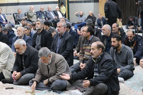 تصاویر/ مراسم سخنرانی و مناجات خوانی در مسجد جنرال ارومیه