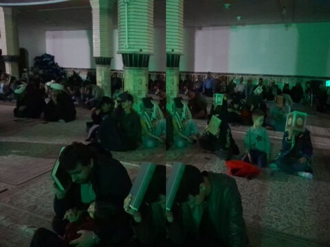 تصاویر/ مراسم احیا شب نوزدهم ماه رمضان در مسجد جامع لیلان