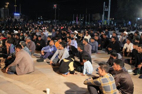 تصاویر/ مراسم احیاء شب نوزدهم ماه مبارک رمضان در رودان