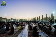 تصاویر/ سفره افطاری شب شهادت امیر مؤمنان (ع) در عتبه کاظمیه