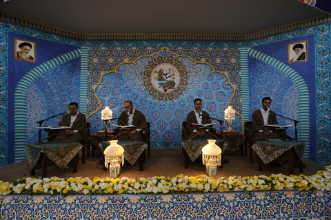 مراسم جزء خوانی قرآن در آستان امامزاده نرمی اصفهان