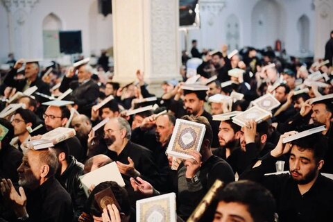 تصاویر/حال و هوای شب قدر در مصلی امام خمینی ره اردبیل