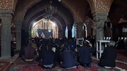 تصاویر | مراسم احیا شب بیست و یکم ماه رمضان در مسجد جامع تسوج