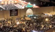 فیلم | حضور گسترده عزادارن در جوار مسجد کوفه در شب شهادت امیرمؤمنان (ع)