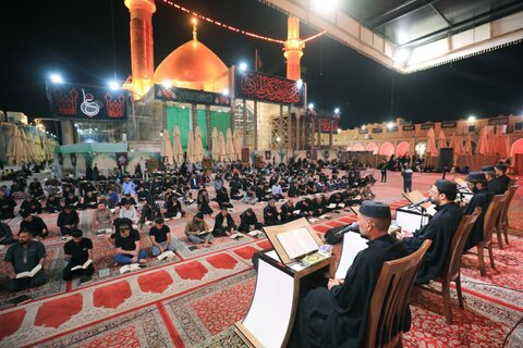مراسم احیای شب بیست و یکم ماه رمضان در عتبه عسکریه
