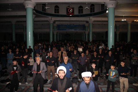 تصاویر/ احیای دومین شب از لیالی قدر در شهرستان تکاب