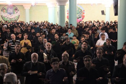 تصاویر/ احیای دومین شب از لیالی قدر در شهرستان تکاب