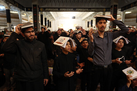 تصاویر / مراسم احیای شب ۲۱ ماه رمضان در حرم کریمه اهل بیت (ع)
