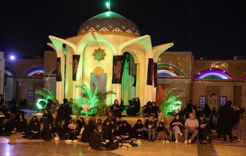 تصاویر/ حال و هوای شب شهادت امام علی(ع) در بوشهر