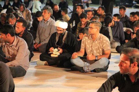 تصاویر/مراسم احیای شب بیست‌و یکم در رودان