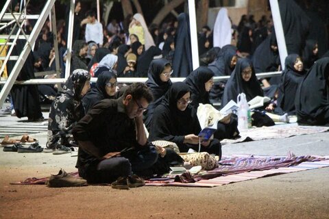 تصاویر/مراسم احیای شب بیست‌و یکم در رودان