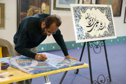 تصاویر/ بخش هنر  سی و یکمین نمایشگاه بین المللی قرآن کریم