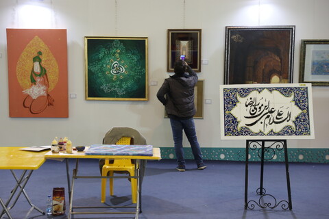 تصاویر/ بخش هنر  سی و یکمین نمایشگاه بین المللی قرآن کریم