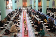 تصاویر/ محفل جمع خوانی قرآن کریم در مصلای شهرستان تکاب
