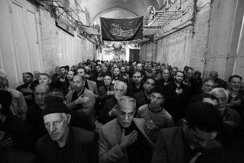 قافله عزای حضرت علی(ع) در بازار اصفهان