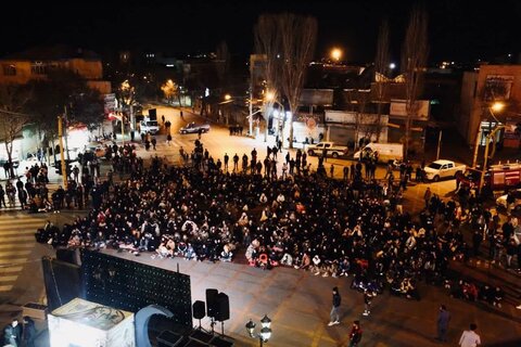 تصاویر/مراسم احیای شب قدر در مصلی اردبیل