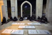تصاویر/ شب سوم قدر بوشهر در جوار شهدای گمنام