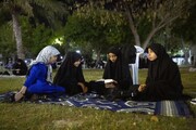 فیلم | شب قدر بوشهر در جوار شهدای گمنام