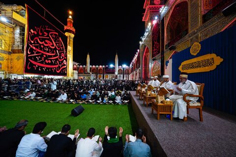 مراسم احیای شب بیست و سوم ماه رمضان در آستان علوی