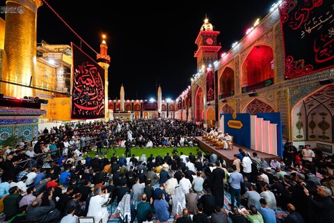 مراسم احیای شب بیست و سوم ماه رمضان در آستان علوی