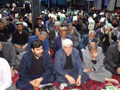 تصاویر/ مراسم احیای شب بیست و سوم ماه مبارک رمضان در شهرستان چهاربرج