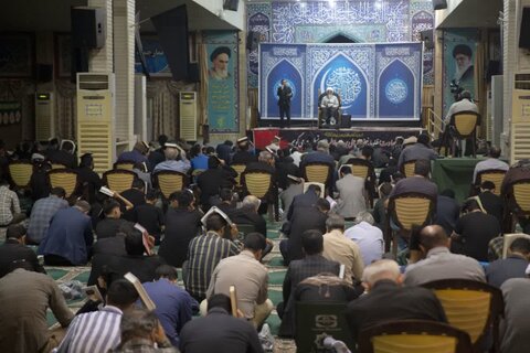 تصاویر/ مراسم احیای شب بیست و سوم رمضان در مصلی بوشهر