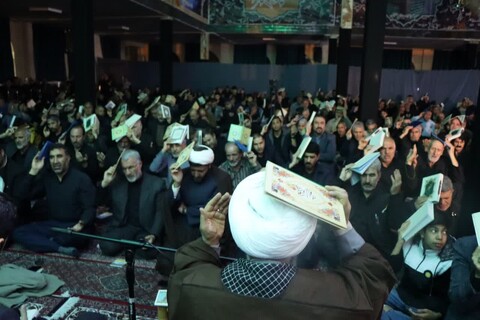 تصاویر/ مراسم احیای شب بیست و سوم ماه مبارک رمضان در زنجان