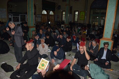 تصاویر/ مراسم احیای شب قدر در شهر مرزی بازرگان