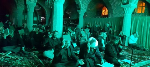تصاویر/ مراسم احیای شب بیست و سوم ماه مبارک رمضان در اسکو