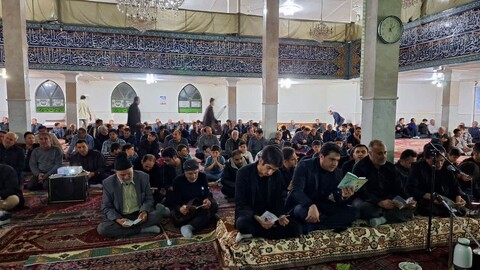 تصاویر/ مراسم احیای شب بیست و سوم ماه مبارک رمضان در ترکمنچای