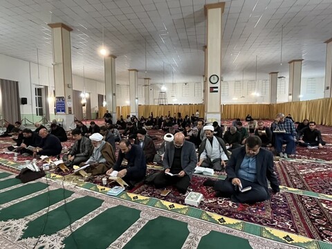 تصاویر/ مراسم احیای شب بیست و سوم ماه مبارک رمضان در هادیشهر