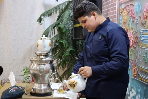 افتتاح چایخانه نوجوان در حرم مطهر بانوی کرامت