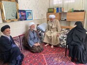 دیدار منتخبین مردم تهران و قم در مجلس شورای اسلامی با خانواده شهید صداقت