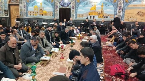 تصاویر/ محفل انس با قرآن  در مسجد باب الحوائج علیه السلام  شهرستان سلماس