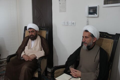 تصاویر/ دیدار مدیر حوزه علمیه استان قزوین با حجت الاسلام والمسلمین حسین مظفری قزوینی