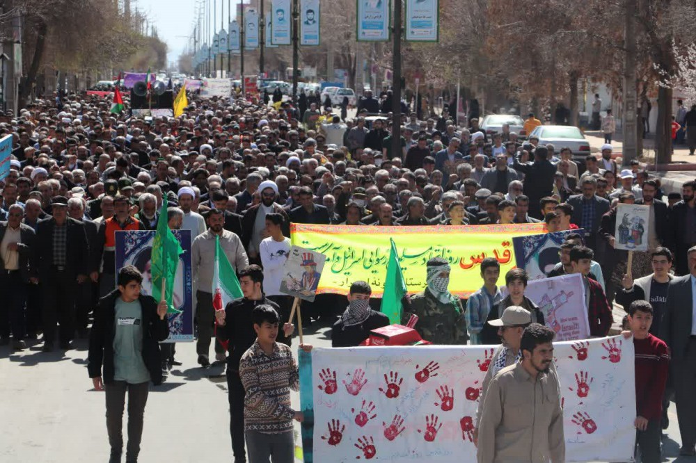 تصاویر/ راهپیمایی روز جهانی قدس در شهرستان قروه