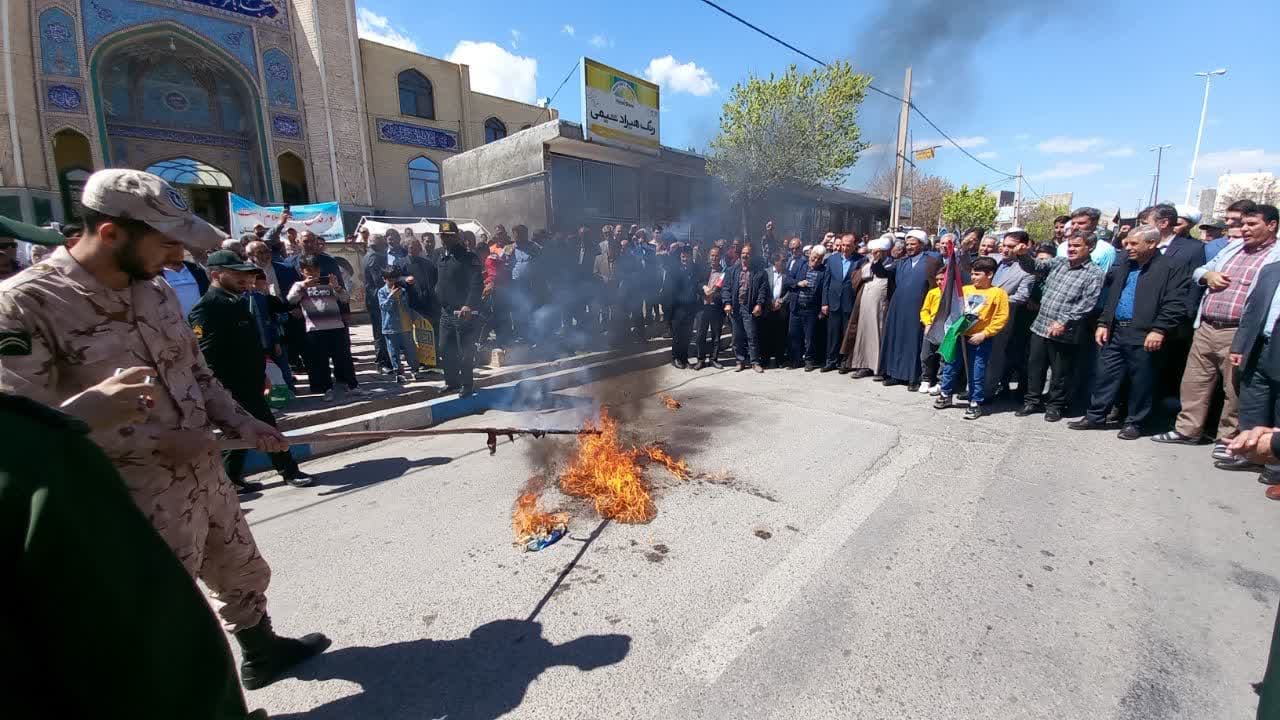 تصاویر/ راهپیمایی روز قدس در ماهنشان