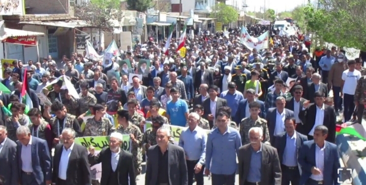 فیلم | راهپیمایی روز جهانی قدس در رومشکان