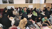 تصاویر/ مراسم ضیافت افطاری در مدرسه علمیه صدیقه طاهره غرق آباد