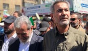 क़ुद्स दिवस तेहरान रैली में भाग लेने पहुंचे हश्दुश शअबी के चीफ नेता