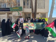 کلیپ| حضور مردم شهرستان آشتیان در راهپیمایی روز قدس